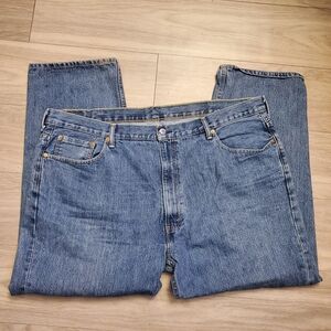 Levi’s 550 Relaxed Fit Jeans Mens 46x30 Blue Stonewash 100% Cotton